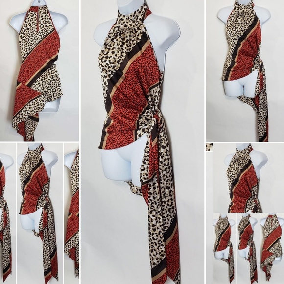 Tops - 7th Avenue Design Studio Asymmetrical Print Top